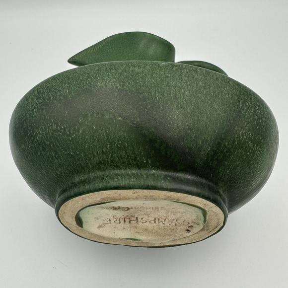 HAMPSHIRE Pottery Arts & Crafts Style 6" Pitcher Smooth Matte Green Glaze - Picture 12 of 16